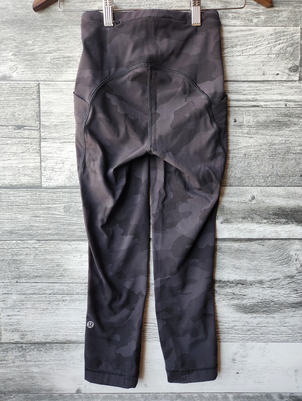 Lululemon Swift Speed High Rise Crop 21" Heritage 365 Camo Deep Coal Size 0 - Picture 5 of 8